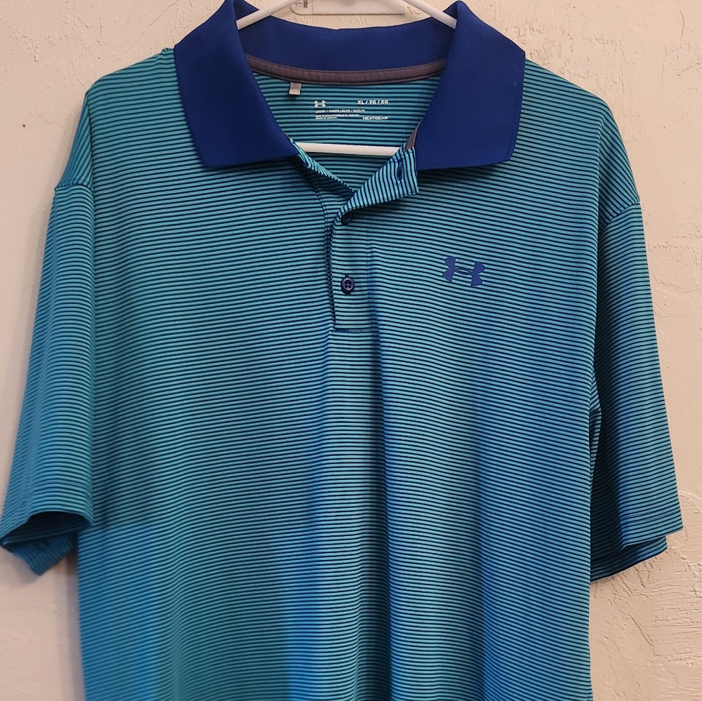 Under Armour Blue Performance Polo Shirt